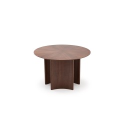 "CALDO Round Table, Walnut" "CALDO Round Table, Walnut"