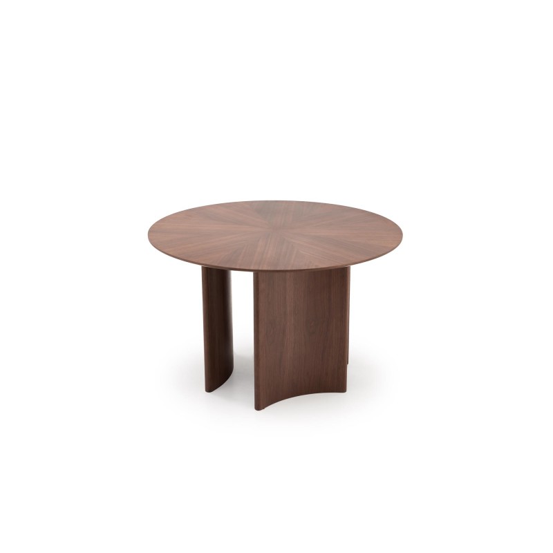 "CALDO Round Table, Walnut" "CALDO Round Table, Walnut"