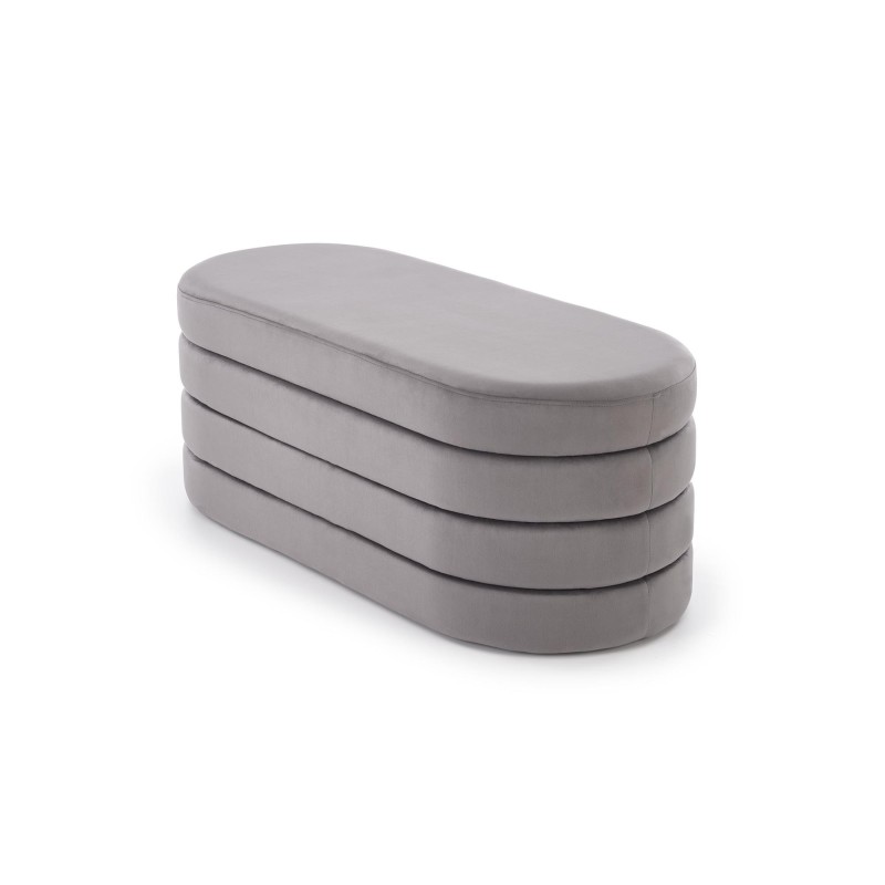'CALPI Bench with Storage Function, Ash Grey' 'CALPI Bench with Storage Function, Ash Grey'