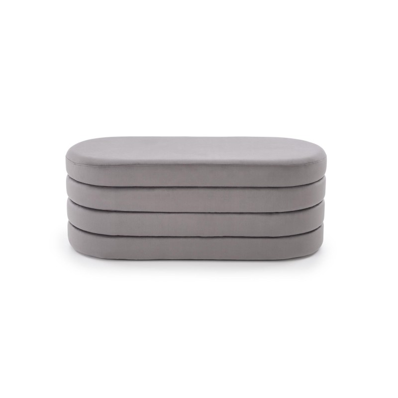 'CALPI Bench with Storage Function, Ash Grey' 'CALPI Bench with Storage Function, Ash Grey'