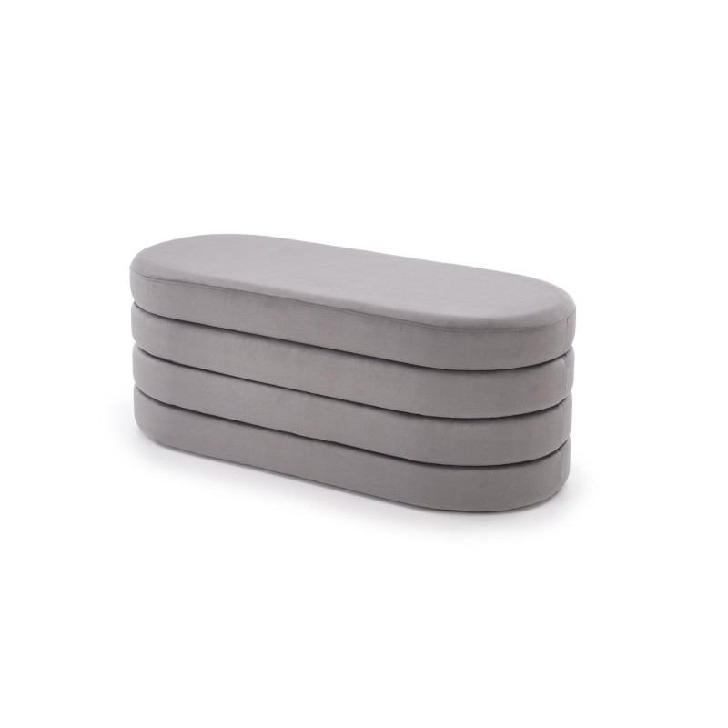 'CALPI Bench with Storage Function, Ash Grey' 'CALPI Bench with Storage Function, Ash Grey'