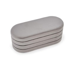 'CALPI Bench with Storage Function, Ash Grey' 'CALPI Bench with Storage Function, Ash Grey'