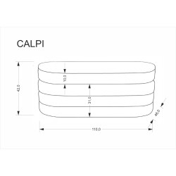 CALPI ławka z funkcją pojemnika, popielaty (1p 1szt) CALPI ławka z funkcją pojemnika, popielaty (1p 1szt)
