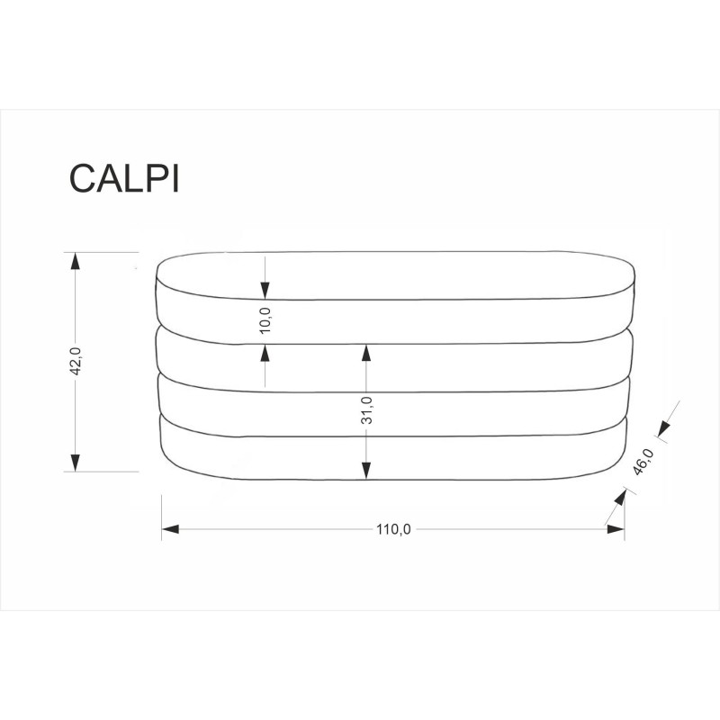 CALPI ławka z funkcją pojemnika, popielaty (1p 1szt) CALPI ławka z funkcją pojemnika, popielaty (1p 1szt)
