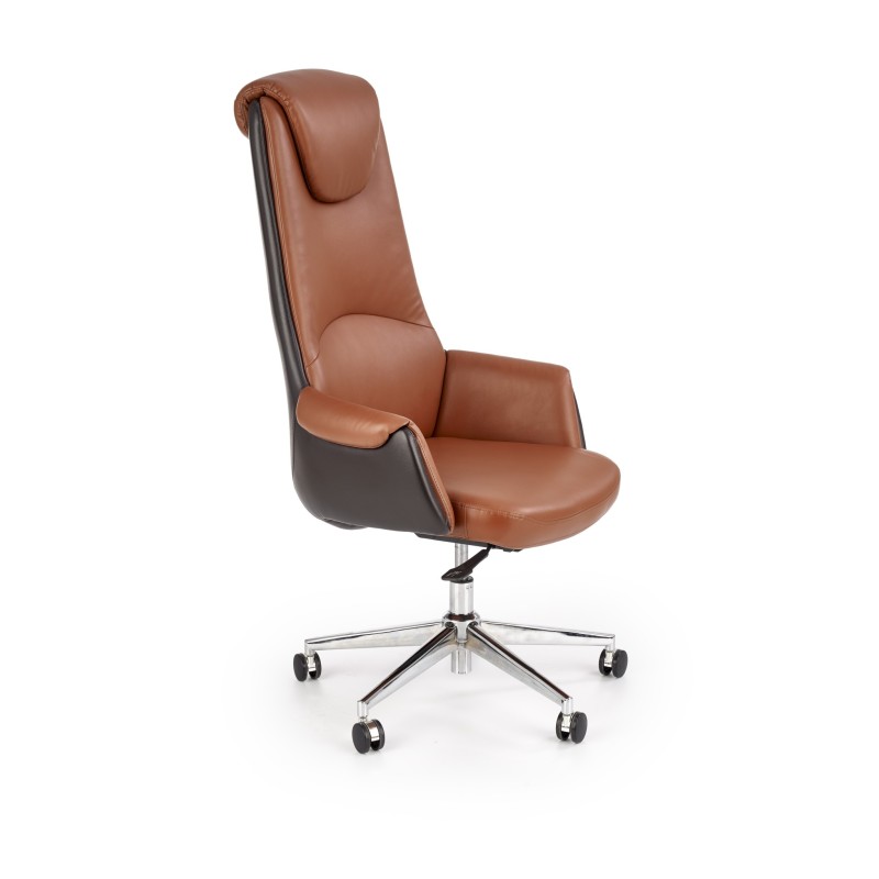 'CALVANO Dark Brown / Light Brown Office Chair' 'CALVANO Dark Brown / Light Brown Office Chair'
