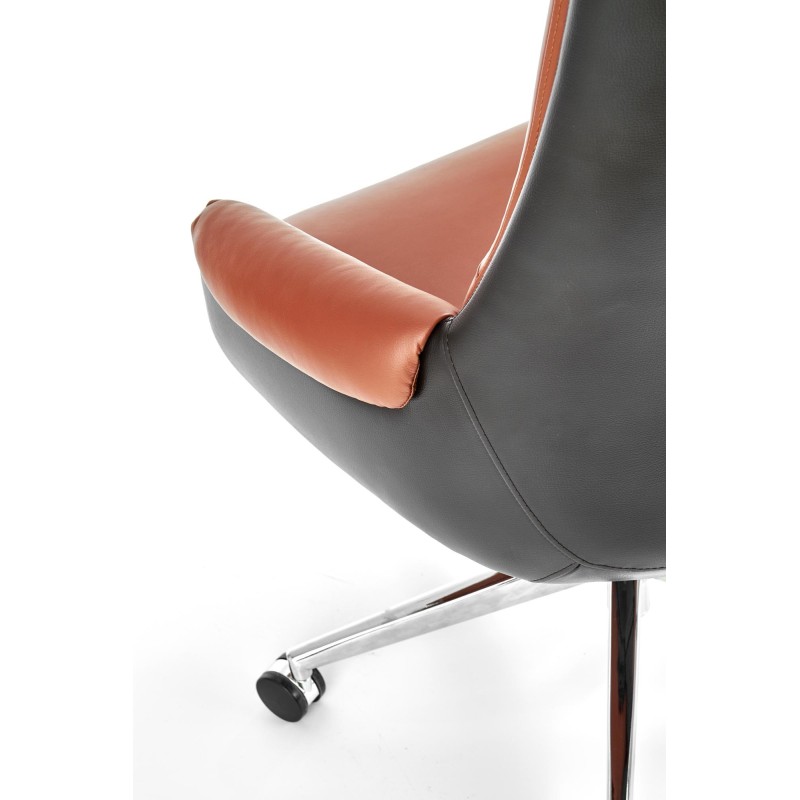 'CALVANO Dark Brown / Light Brown Office Chair' 'CALVANO Dark Brown / Light Brown Office Chair'