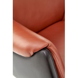 'CALVANO Dark Brown / Light Brown Office Chair' 'CALVANO Dark Brown / Light Brown Office Chair'