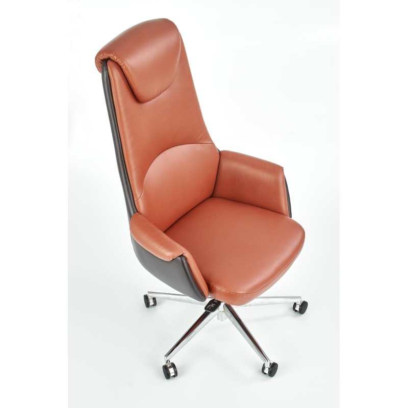 'CALVANO Dark Brown / Light Brown Office Chair' 'CALVANO Dark Brown / Light Brown Office Chair'