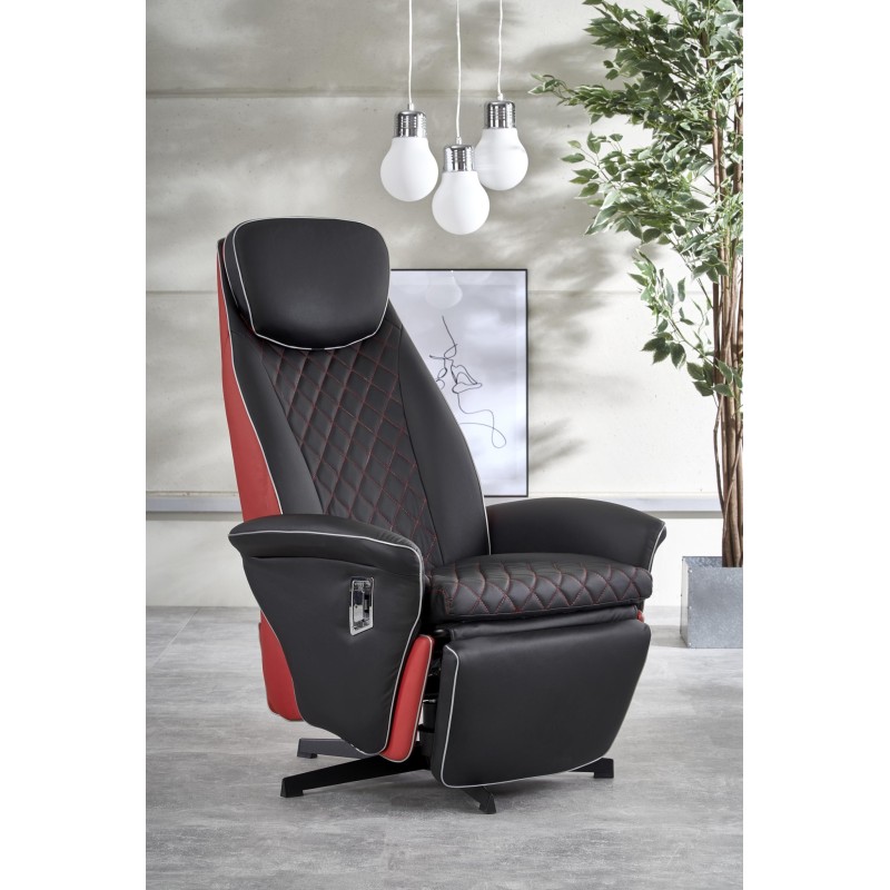 'CAMARO Relaxation Chair Black / Red' 'CAMARO Relaxation Chair Black / Red'
