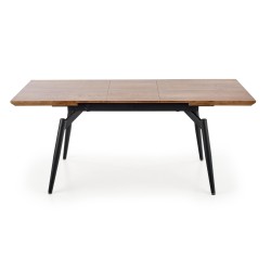 "CAMBELL Extendable Table, Top - Natural, Legs - Black" "CAMBELL Extendable Table, Top - Natural, Legs - Black"