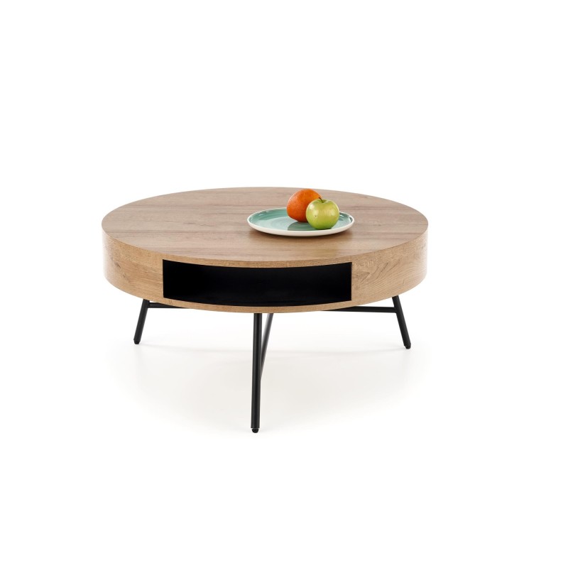 'CAMILA Golden Oak/Black Coffee Table' 'CAMILA Golden Oak/Black Coffee Table'