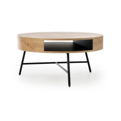 'CAMILA Golden Oak/Black Coffee Table' 'CAMILA Golden Oak/Black Coffee Table'