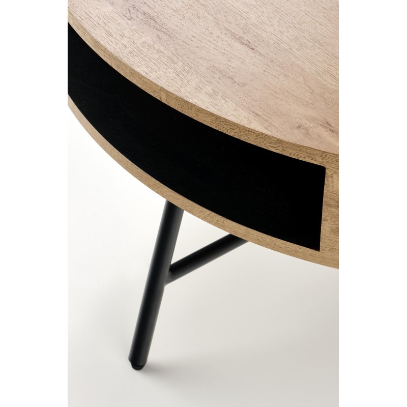 'CAMILA Golden Oak/Black Coffee Table' 'CAMILA Golden Oak/Black Coffee Table'