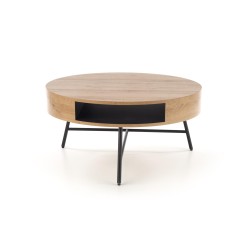 'CAMILA Golden Oak/Black Coffee Table' 'CAMILA Golden Oak/Black Coffee Table'