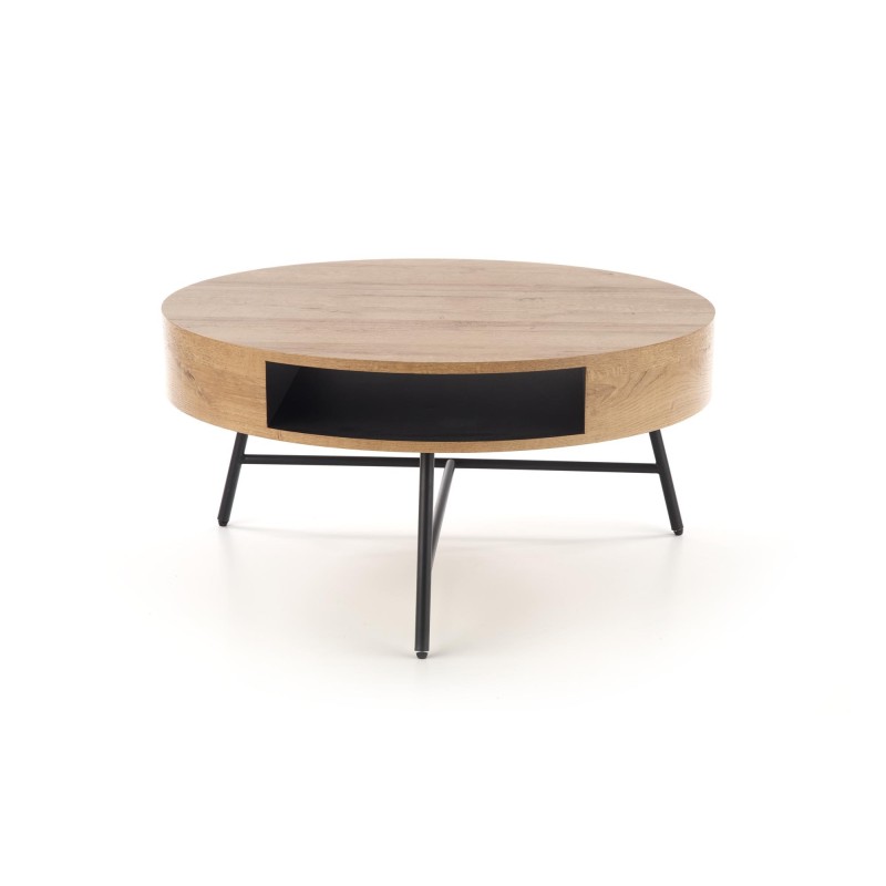 'CAMILA Golden Oak/Black Coffee Table' 'CAMILA Golden Oak/Black Coffee Table'
