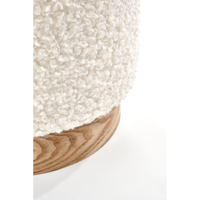 'CANCUN Set of 2 Poufs, Cream / Natural' 'CANCUN Set of 2 Poufs, Cream / Natural'