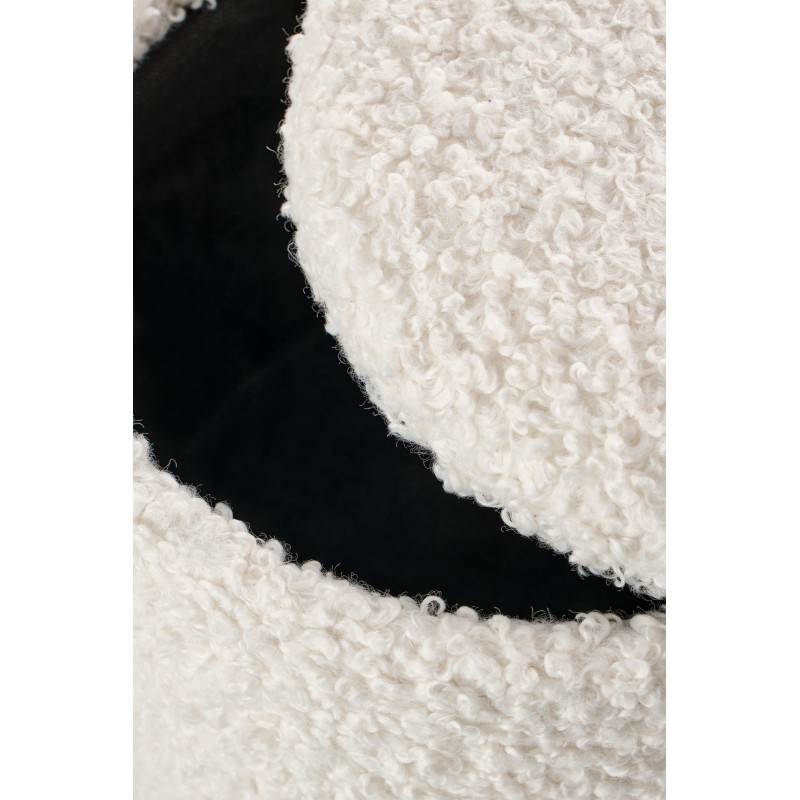 'CANCUN Set of 2 Poufs, Cream / Natural' 'CANCUN Set of 2 Poufs, Cream / Natural'