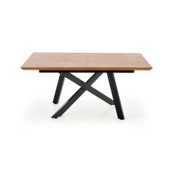 'CAPITAL 2 Natural Veneer Table, Top - Natural Oak, Legs - Black' 'CAPITAL 2 Natural Veneer Table, Top - Natural Oak, Legs - Black'