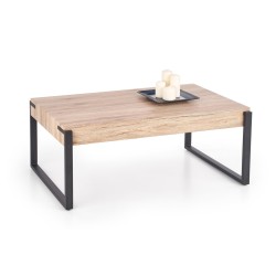 'CAPRI Oak San Remo / Black Coffee Table'