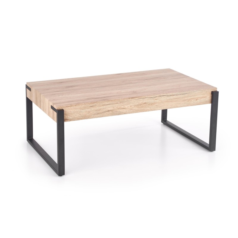 'CAPRI Oak San Remo / Black Coffee Table' 'CAPRI Oak San Remo / Black Coffee Table'