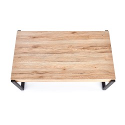 'CAPRI Oak San Remo / Black Coffee Table' 'CAPRI Oak San Remo / Black Coffee Table'