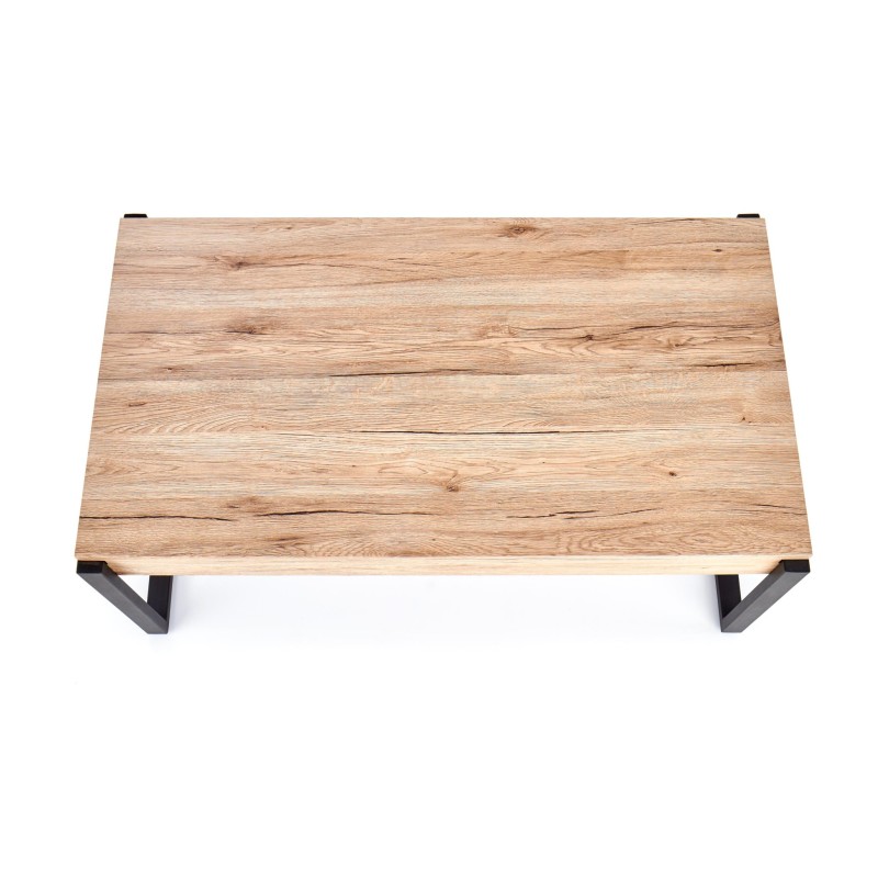'CAPRI Oak San Remo / Black Coffee Table' 'CAPRI Oak San Remo / Black Coffee Table'