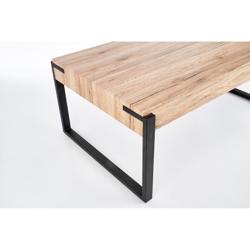 'CAPRI Oak San Remo / Black Coffee Table' 'CAPRI Oak San Remo / Black Coffee Table'