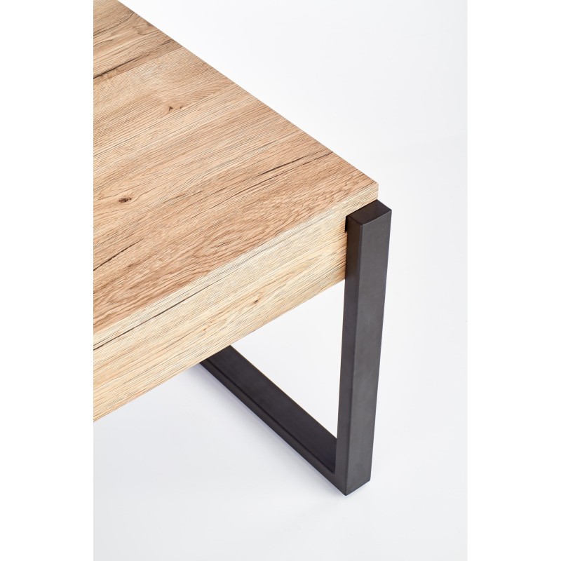 'CAPRI Oak San Remo / Black Coffee Table' 'CAPRI Oak San Remo / Black Coffee Table'