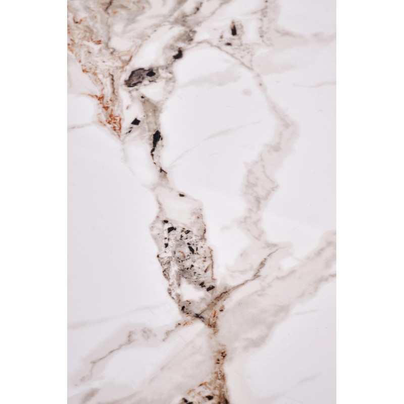 'CARINA Beige Marble / Walnut Coffee Table' 'CARINA Beige Marble / Walnut Coffee Table'