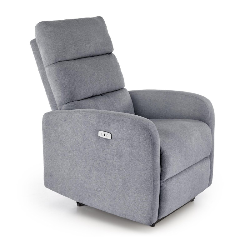 'CARINIO Relaxation Armchair in Ash Grey'
