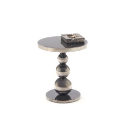 'CARLA Coffee Table, Black / Silver'