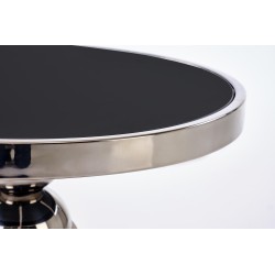 'CARLA Coffee Table, Black / Silver' 'CARLA Coffee Table, Black / Silver'