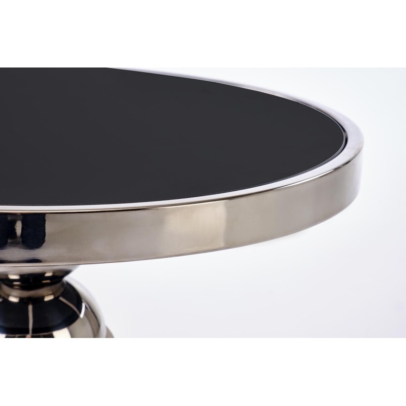 'CARLA Coffee Table, Black / Silver' 'CARLA Coffee Table, Black / Silver'