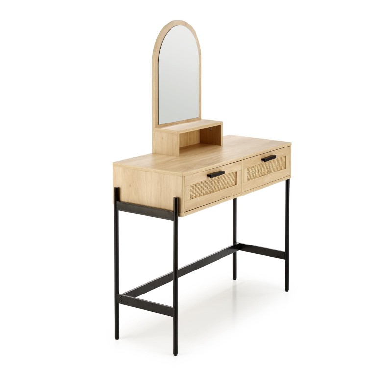 'CARMEN Console Table Natural / Black' 'CARMEN Console Table Natural / Black'
