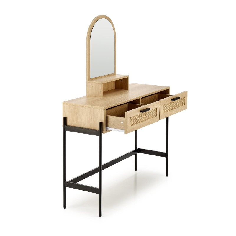 'CARMEN Console Table Natural / Black' 'CARMEN Console Table Natural / Black'