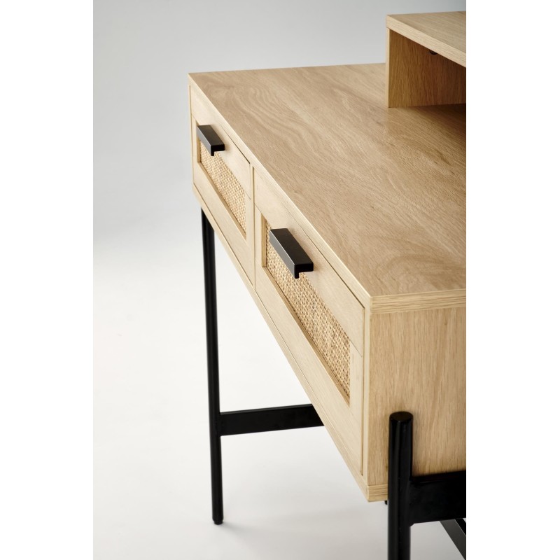 'CARMEN Console Table Natural / Black' 'CARMEN Console Table Natural / Black'