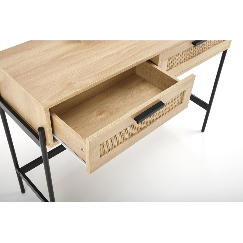 'CARMEN Console Table Natural / Black' 'CARMEN Console Table Natural / Black'