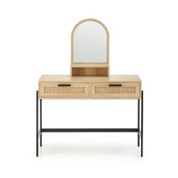 'CARMEN Console Table Natural / Black' 'CARMEN Console Table Natural / Black'