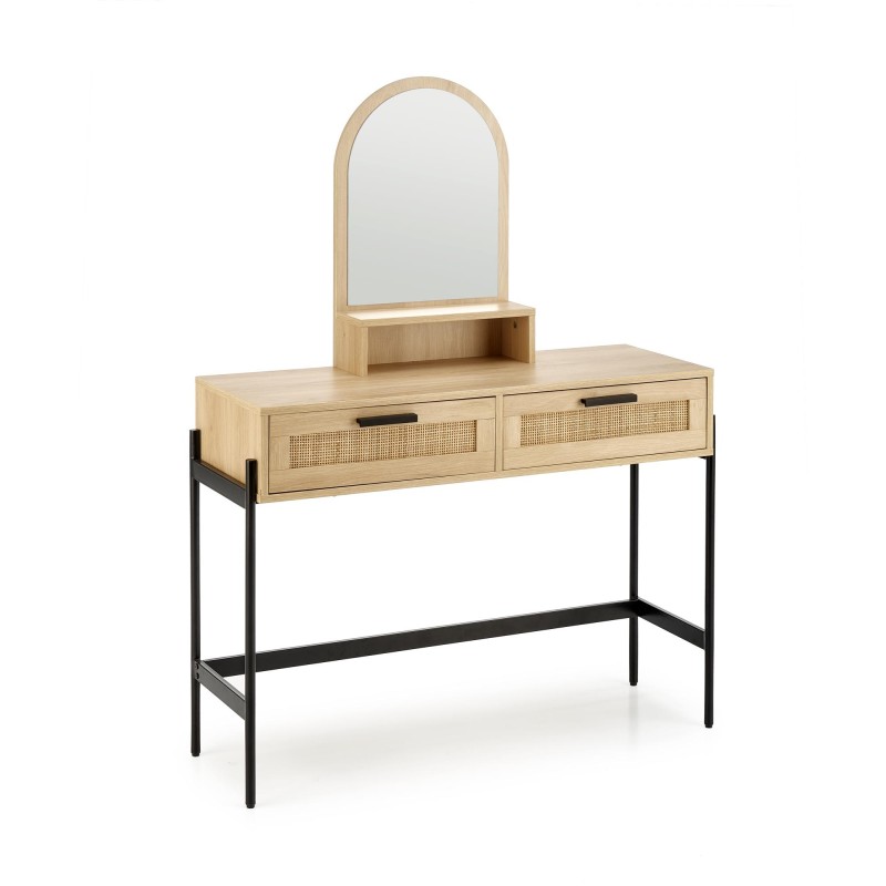 'CARMEN Console Table Natural / Black' 'CARMEN Console Table Natural / Black'
