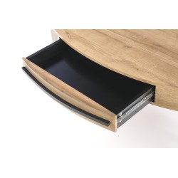 'CAROLINA Golden Oak/Black Coffee Table' 'CAROLINA Golden Oak/Black Coffee Table'