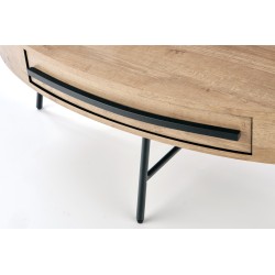 'CAROLINA Golden Oak/Black Coffee Table' 'CAROLINA Golden Oak/Black Coffee Table'