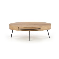'CAROLINA Golden Oak/Black Coffee Table' 'CAROLINA Golden Oak/Black Coffee Table'