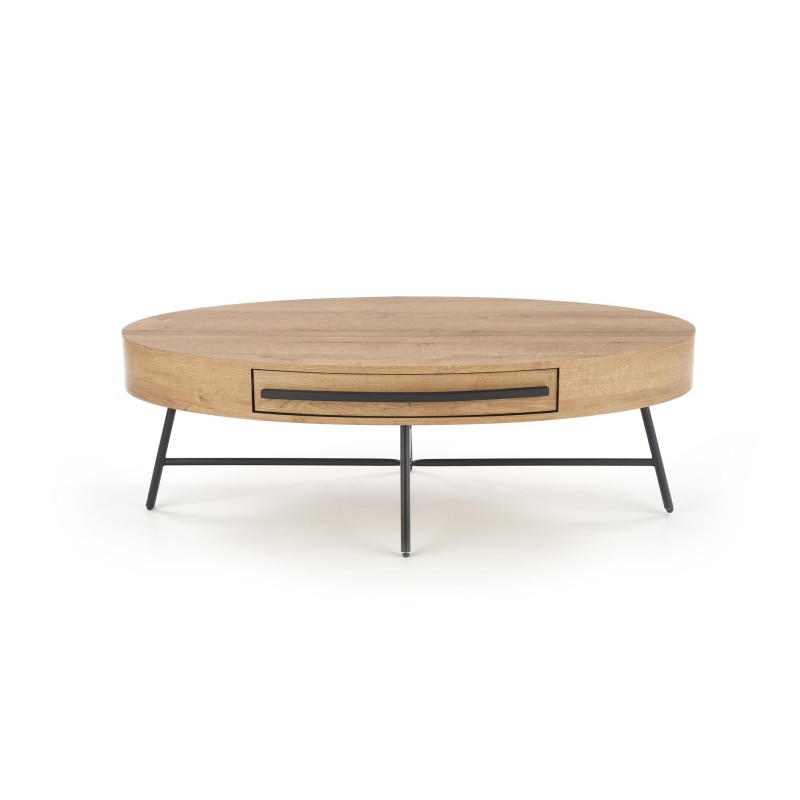'CAROLINA Golden Oak/Black Coffee Table' 'CAROLINA Golden Oak/Black Coffee Table'