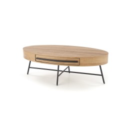 'CAROLINA Golden Oak/Black Coffee Table' 'CAROLINA Golden Oak/Black Coffee Table'
