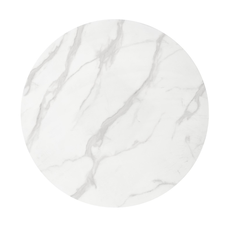 'CASEMIRO Table Top - White Marble, Leg - Gold' 'CASEMIRO Table Top - White Marble, Leg - Gold'