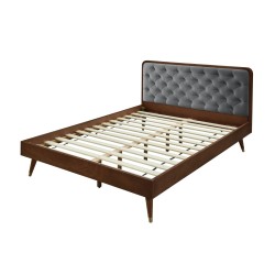 'CASSIDY 140 Ash Grey / Walnut Bed' 'CASSIDY 140 Ash Grey / Walnut Bed'