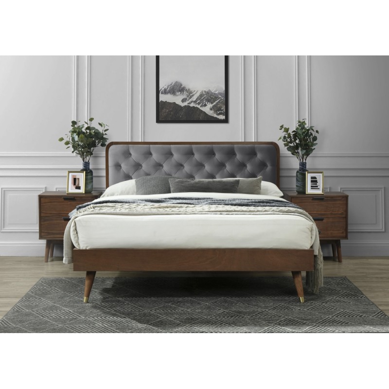'CASSIDY 160 Ash Grey / Walnut Bed' 'CASSIDY 160 Ash Grey / Walnut Bed'