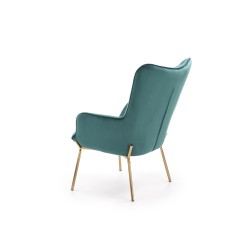 'CASTEL 2 Relaxation Armchair Gold / Dark Green' 'CASTEL 2 Relaxation Armchair Gold / Dark Green'