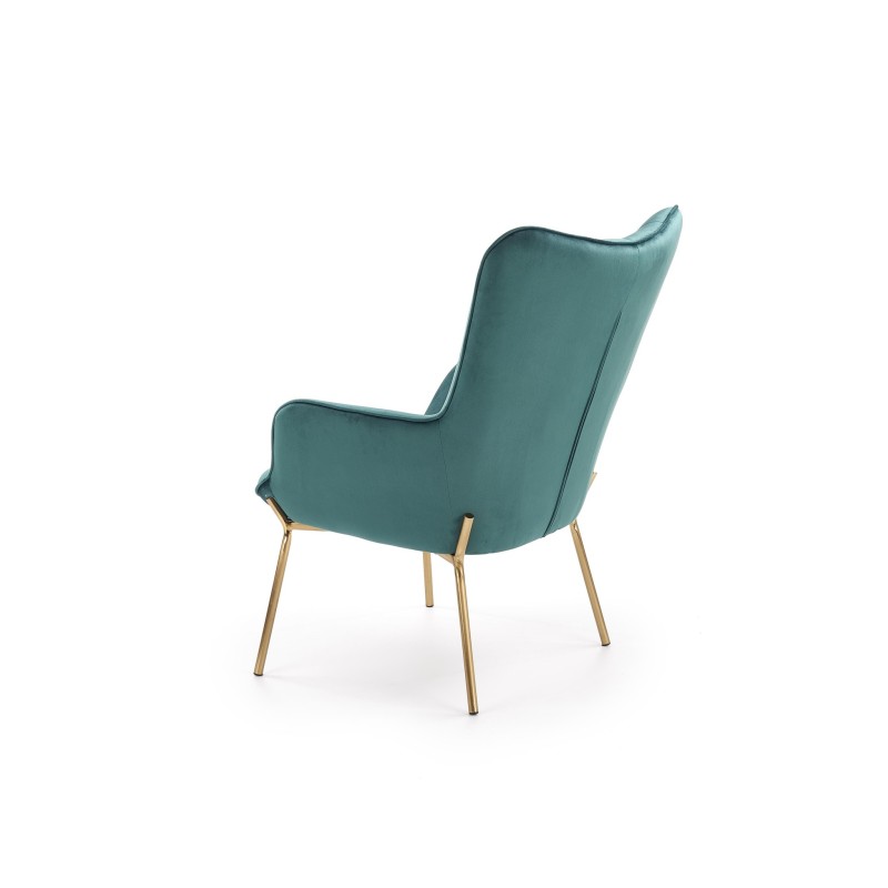 'CASTEL 2 Relaxation Armchair Gold / Dark Green' 'CASTEL 2 Relaxation Armchair Gold / Dark Green'