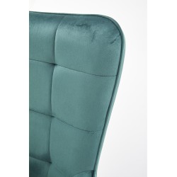 'CASTEL 2 Relaxation Armchair Gold / Dark Green' 'CASTEL 2 Relaxation Armchair Gold / Dark Green'